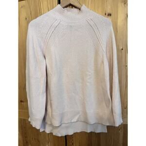 Magaschoni Baby Pink 100% Cashmere Sweater Size L